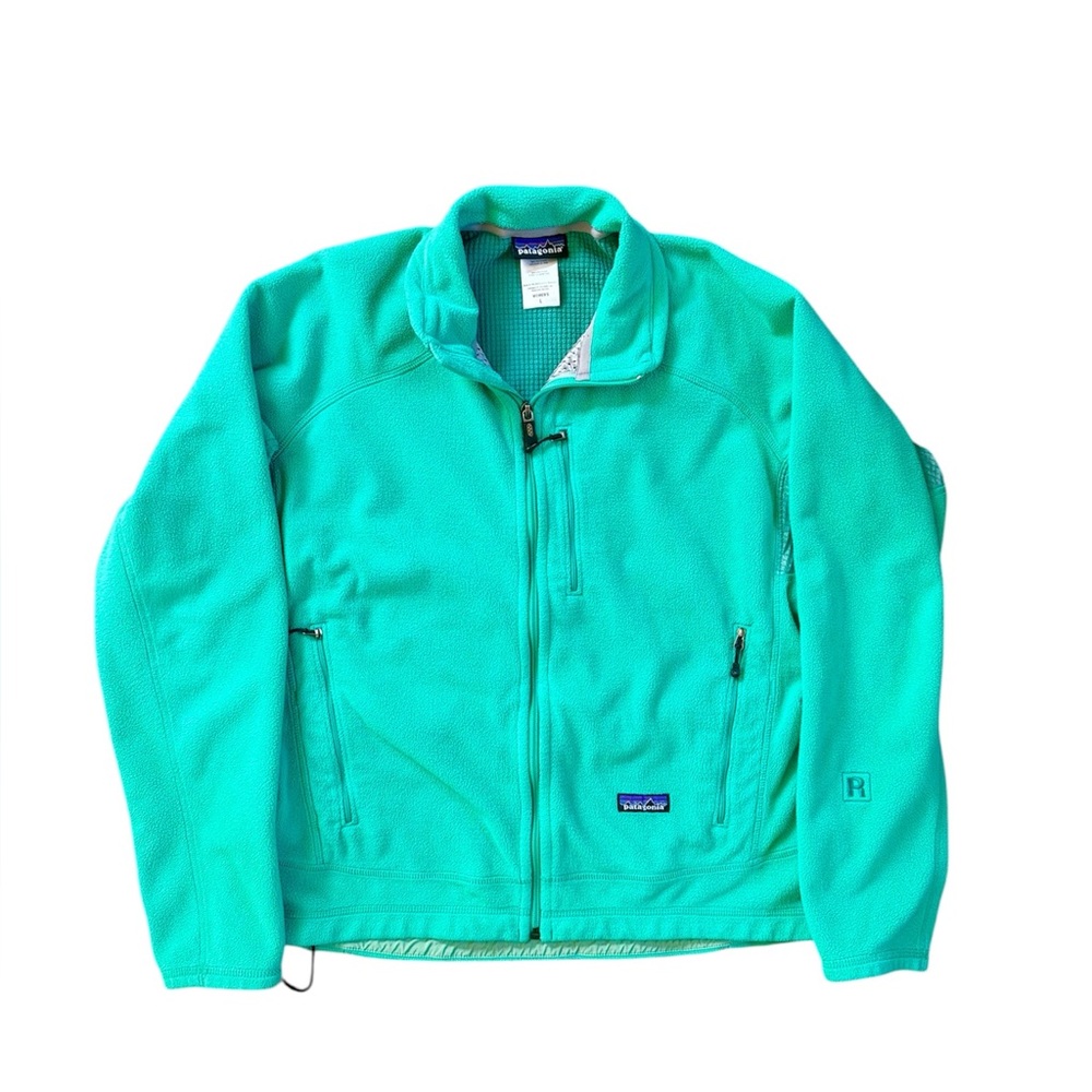 Women’s mint green Patagonia synchilla size large